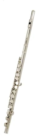 Flöte, 16 geschlossene Löcher versilbert C-Taste Flöte Anfänger professionelles Instrument