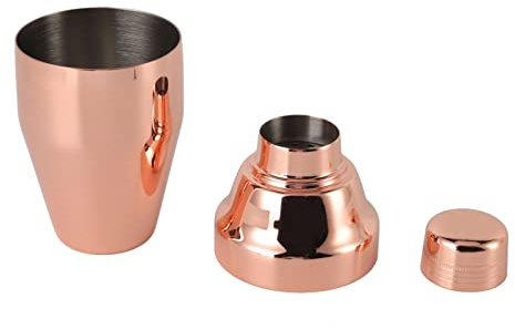 ZDAGELD Cocktailshaker i Rostfritt Stål, Slitstark Barshaker med Filter, Hålla Dryckerna Kalla Längre, Diskmaskinssäker, Bra Present för Alla Tillfällen, Artikeltyp: 304 Cocktailshaker i (350 ml)