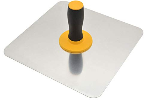 Aluminium Trowel Mortar Board Holder Construction with Handle Plastering Tool Plaster Hawk Aluminum Plastering Hawk with Soft Grip Handle Drywall Hawk Tool