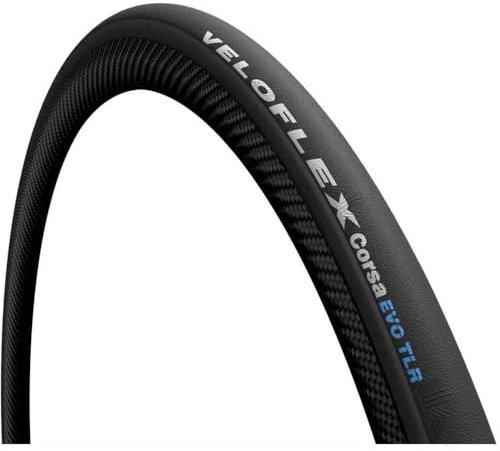Cubierta VELOFLEX Corsa EVO 700x28 TUBELESS Negro