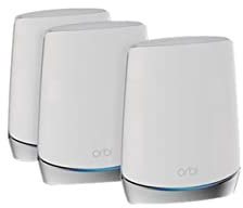 NETGEAR Orbi Whole Home Tri-Band Mesh WiFi 6 System (RBK753) – Router with 2 Satellite Extenders | Coverage up to 7,500 sq. ft. and 40+ Devices | AX4200 (Up to 4.2Gbps)