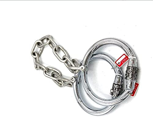 ROLOL Edelstahl Abschließbare Sex Fußschellen Cuffs,Restraint Fußfesseln mit Passwort Schloss Folterspiel für Frauen und Männer SM -Handschellen (Color : Male)