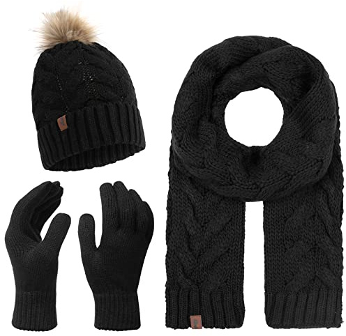 Rock Creek Winter Mütze Schal Handschuh-Set U-100