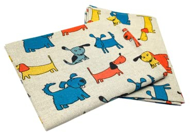 Ger3as 2er-Set: Gourmet Geschirrtücher Küchenhandtücher Leinen/Baumwolle Handtücher Tücher 47x70 cm Halbleinen Stonewashed Jacquard oder Bedruckt