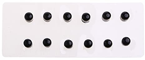Newwyt Starke Metallbeschichtung Magnetischer Hijab Clip Safe Hijab Brosche Luxus Accessoire ohne Loch Pins Brosche Magnet für muslimischen Schal Schwarz Magnet