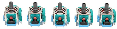 Ausla 3D Rocker Analog Joystick Sensor Modul, 5 Stück 3D Analog Sensor Wheel Thumb Sticks Joystick Rocker Modul Ersatz für Game Controller [video game] [video game]
