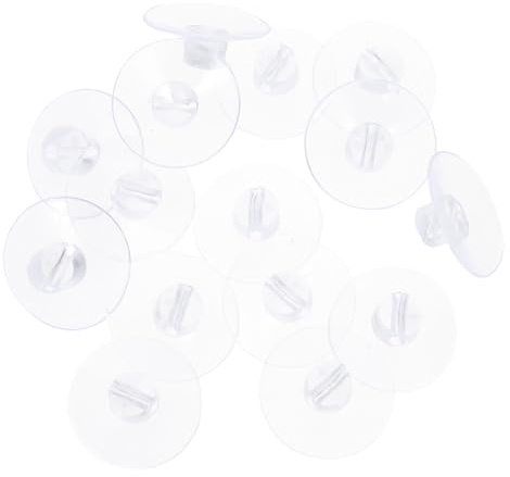 Alipis 40 Pz Clip Fermacavi Con Ventosa Trasparente Per Organizzazione Cavi E Supporto Luci Decorative Su Superfici Lisce 1.7X1.7X1.2 Pollici