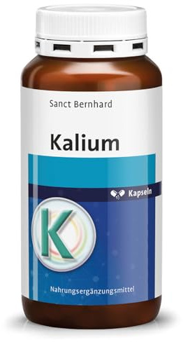 Potasio 320 Cápsulas con 275mg por cápsulas - Apto para veganos - gran ayuda para cubrir las necesidades de este mineral essencial