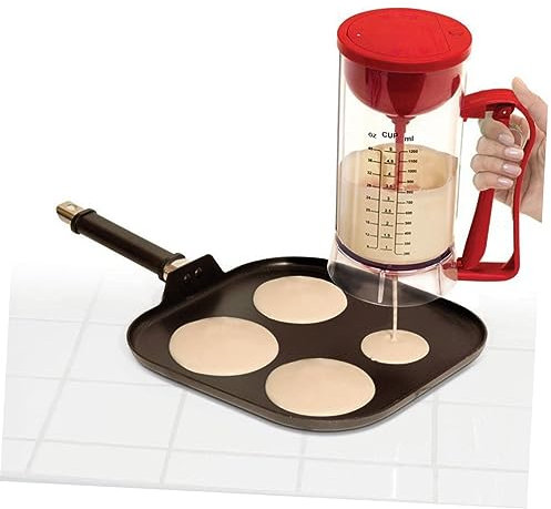 Ciieeo Distributeur Électrique De Pâte à Et Pancakes Mélangeur sans Batterie Parfait pour Gâteaux Muffins Et Construction Facile à Utiliser