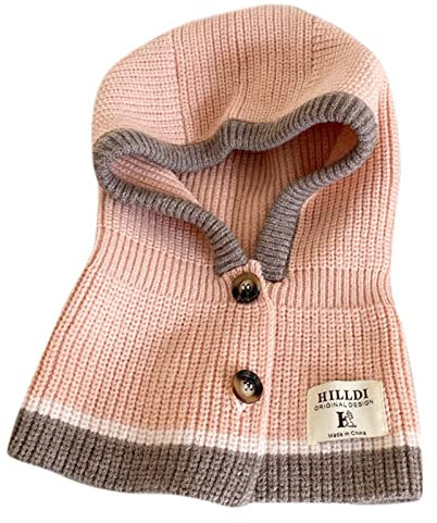 Kapuzenmütze Schal Strickmütze Herbst Winter Modisch Gestrickt Halswärmer Mit Kapuze Für Mädchen Häkel Ohrenklappe Strick Ohrenklappe Für Herren
