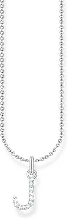 THOMAS SABO Halskette Buchstabe 925 Sterling Silber mit Zirkonia KE2240 - KE2265