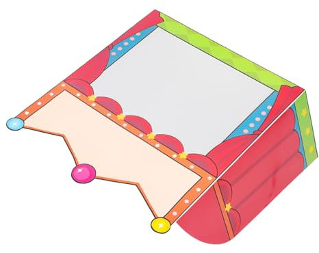ERINGOGO DIY Schattenpuppen Bühnenspiel Mit Materialien Für Fingerfamilien Puppenbühne Mit Sprechender Geschichte Traditionelles Spielzeug Für Junge Mädchen