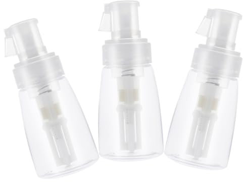 FRCOLOR 3stücke Pulversprühflasche Trockenpulversprühbehälter Nachfüllbare Sprayflasche Für Trockenes Pulver Pulverflaschensprüher Tragbar Für Reisen Zuhause Und