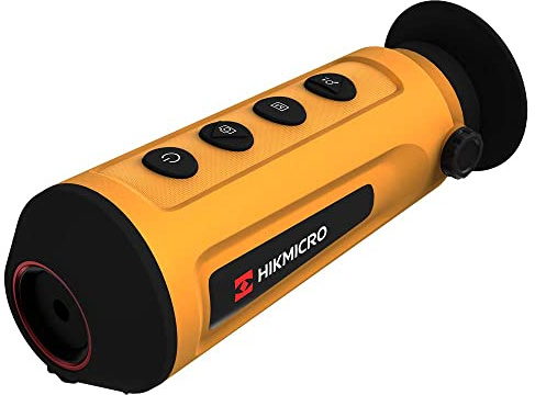 HIKMICRO Budgie S BE07S bärbar värmebildmonkulor/värmebildkamera för personer och djurigenkänning, observation och avståndsmätning, med integrerat 8 GB minne, WLAN hotspot