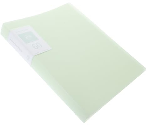 Operitacx Aktenordner A4 60 Seiten Transparenter Kunststoff Organizer Mit Mehrschichtigen Fächern Für Dokumente Praktische Präsentationsmappe Für Büro Schule Und Zuhause