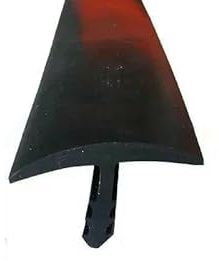 Bande d'étanchéité en caoutchouc de silicone en forme de T pour joint de fossé de type T, bandes décoratives pour véranda, panneau solaire, coupe-froid universel pour porte et fenêtre - T-101 28 x 1