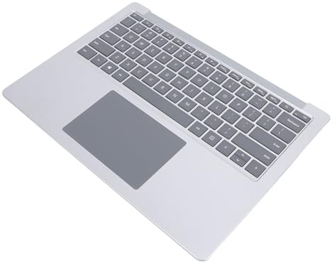 Sxhlseller Laptop Palm Keyboard, Quick Practical US Layout -Laptop Palm Soil -Keyboard Touchpad Assembly for 3 5 1951 13.5 Inches (Silver)