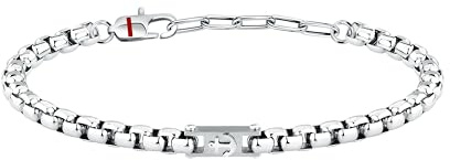 Sector No Limits Bracciale Uomo in Acciaio, Collezione MARINE, Ancora, Idee Regalo Fidanzato, Amico - SAGJ41