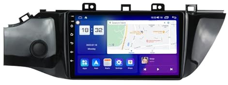 Android 14 2 Din Car Radio Stereo For Kia Rio 2016-2019 9 Inch Touchscreen Car Radio Car Accessories Multimedia Video Player Support Wifi FM Bluetooth Steering Wheel Control(T1 8Core 8+128G