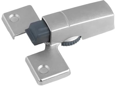 Verstellbarer Türschließer, Einstellbarer Puffer Aus Zinklegierung, Sanfter Schließer, Dämpfer, Räuschloser Türscharnierpuffer For Küchenschränke Aus Holz, Aluminium Verstellbar montiert