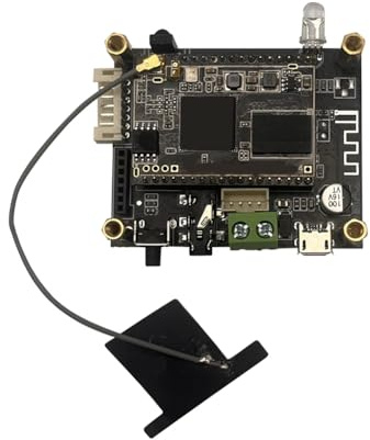 Buhdjfnke Modulo Ricevitore D10 WiFi e Bluetooth 5.0 I2S Uscita Analogica Scheda di Uscita ESS9023 con Supporto per Airplay DLNA Wi-Fi Audio