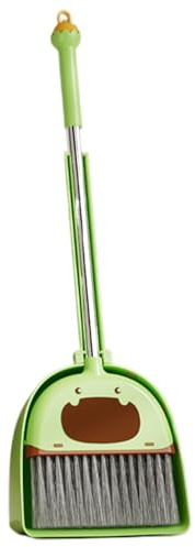 Kids Sweeping Brush – Handheld Cleaning Mop Toy, Small Household Supplies, Preschool Play Gear | Educational Learning Tasks Activity Set for Home Kindergarten Indoor Outdoor Lightweight Cleaner Tools