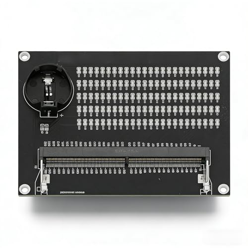 Sxhlseller Tester per Memoria del Laptop, Analizzatore Diagnostico a LED per Slot RAM DDR5 con Rilevamento Rapido dei Guasti e Spie Luminose, per Tecnici Informatici e Riparazione di