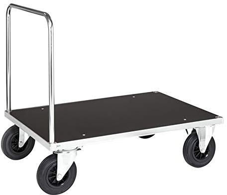 Plattformwagen mit Schiebebügel 1.000 x 700 x 900 mm, Tragkraft: 500 kg - verzinkt