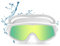 Funní Día Occhialini Nuoto Per Uomo Donna, Antiappannamento, Protezione UV, Occhialini Piscina Per adulti MM-16002