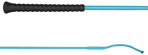 Start Reflex Dressurgerte – Reitgerte mit rutschfestem Grip-Griff, Fiberglas-Schaft, reflektierenden Fäden, feuchtigkeitsresistent und langlebig (Blau, 110 cm)