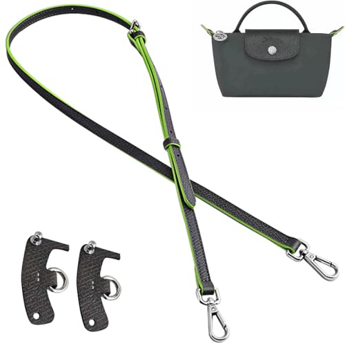 jiesinlov Rindsleder Taschen Riemen Umrüstsatz Ersatz verstellbaren Crossbody Schultergurt für Le Pliage XS Mini Pouch