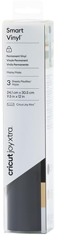 Cricut Joy Xtra Smart Vinyl – permanent, Musterset Klassische Farben (3 Stk.)