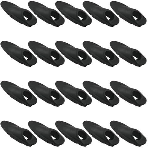 Ruiwaer 20 pz nero bici freno deragliatore alloggiamento passacavi cablaggio interno kit di routing tappi telaio bicicletta incorporato fibbia foro singolo kit di instradamento cavo interno tappi