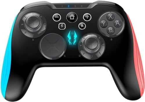 LEONYS Controller di Gioco, Controller Wireless, Controller di Gioco Gamepad Controller di Gioco Wireless, Gamepad con Illuminazione RGB. Supporto for Android, Tablet, TV Box, PC