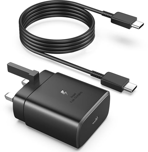 45W Super Fast Charger for Samsung, [2M Cable Included] USB C Charger Compatible with Samsung Galaxy S24 Ultra/S24+/S24/S23 Ultra/S23/S22/S21/S20, A54/A25/A15, Z Fold 6/Z Flip 6/Tab S9, Note Series