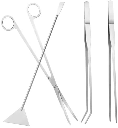 BESPORTBLE 1 Set Aquarium Landschaftsbau Werkzeuge Reinigungswerkzeuge Schaber Werkzeug Aquarium Zubehör Pinzette Wasserpflanzen Schere Terrarium