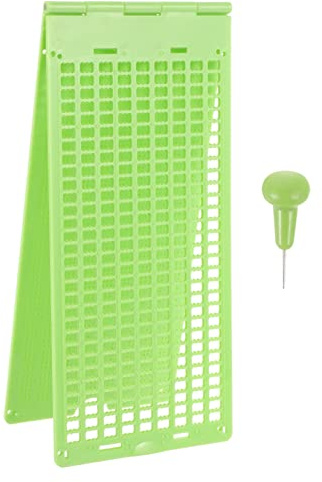 HAPINARY Set 1 Tavoletta Braille in Plastica Leggero e Portatile per Scrittura Braille 30 Celle, per Festa Scuola Decor e Uso All'aperto per Non Vedenti
