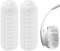 PESLNG 100 Pezzi, Copertura Usa e Getta per Cuffie, Bianca, Elastico ed Estensibile, Protezione Igienica per Cuffie (8-13CM), Ideale per Casa, Sport e Ufficio