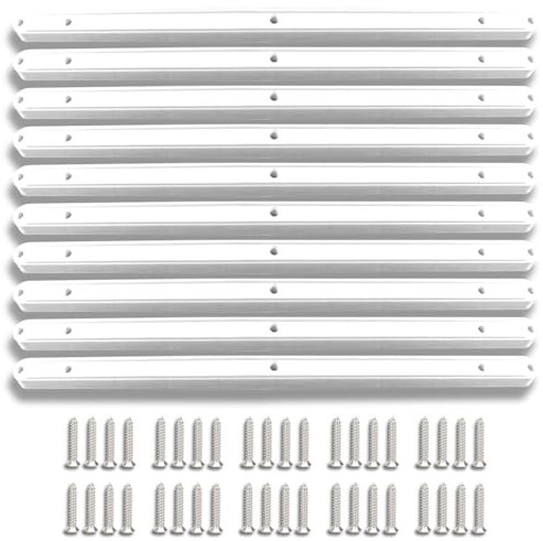 10Pcs Plastic Drawer Runners, 5 Pairs of 300mm Soft Close Drawer Slides with Screws, Quiet & Smooth Operation Draw Runners Replacement, Drawer Runners Plastic Ideal for Kitchen & Home