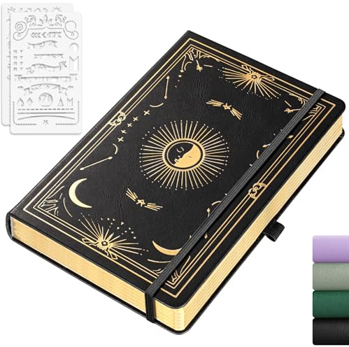 LOAPEM Dotted Journal Notebook for Women Men, 192 Pages, A5 (5.7'' x 8.3'')