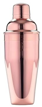 Hkfgdjdl Coctelera profesional de acero inoxidable con agarre ergonómico y gran capacidad, práctica herramienta de barman