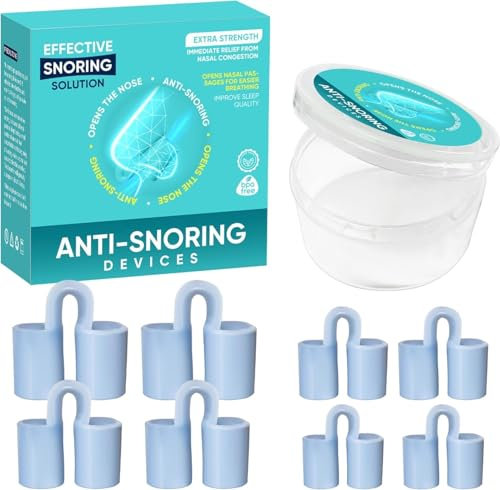 Schnarchstopper, Anti Schnarch, 8 Pcs Nasenspreizer, Vier Größen Von Schnarchstopp-Geräten
