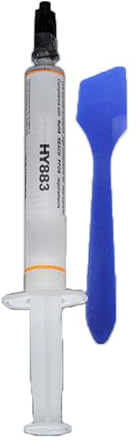 CHAKAE Grasa térmica HY883 OP2G 6,5 W/m-K compuesto conductor, 2 g, grasa de silicona, disipador de calor para CPU GPU, chipset, portátil, pasta para componentes de PC