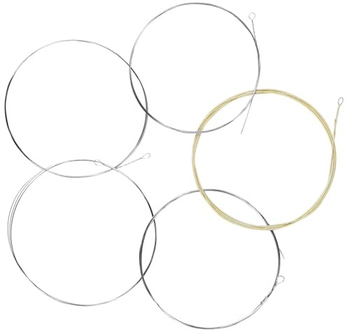 Cuerdas de banjo de 5 cuerdas de acero inoxidable y bronce, práctica profesional para principiantes para práctica y actuaciones