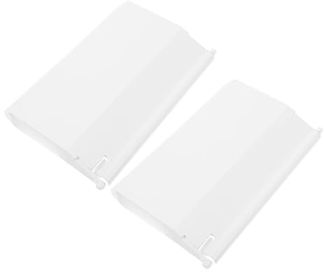 MAGICLULU Volets de Skimmer en Plastique 2 Volets Éponges Blanches 19,5X13,5X2,2 CM pour Remplacement Empêchant Le Reflux d'eau Installation Rapide