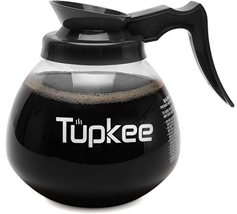 Tupkee 12 Cup Commercial Coffee Pot Replacement, 64 oz Glass Decanter