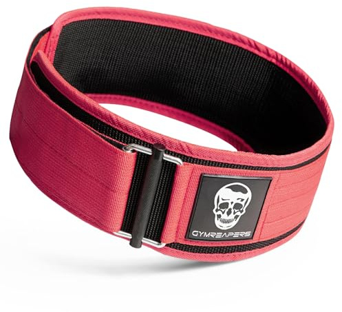 Gymreapers Schnellverschluss-Gewichthebergürtel für Bodybuilding, Kraftdreikampf, Cross-Training – 4-Zoll-Neopren mit Metallschnalle – verstellbare olympische Rückenstütze
