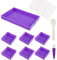 5D Diamond Painting Tray Organizer, Diamond Painting Tablett mit Deckel, Diamond Painting Zubehör Set Diamond Painting Schiffchen für DIY Malerei Handwerk