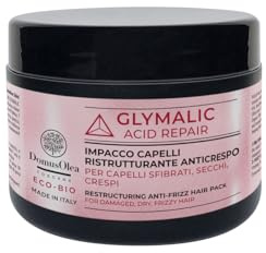 IMPACCO CAPELLI RISTRUTTURANTE ANTICRESPO – GLYMALIC ACID REPAIR – Ristrutturante e Lucidante a pH Acido – Per Capelli Sfibrati, Secchi o Crespi – 250ml - ECO-BIO - Domus Olea Toscana