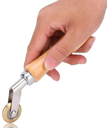 Rodillo de Prensa Manual 6 mm de Espesor rodillo de presion 30 mm de Di¨¢metro, Ideal para Soldadura Superpuesta y Acabados en Esquinas, Herramienta de Lat¨®n Paint Rollers